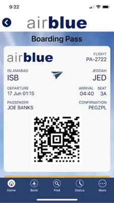 Airblue android App screenshot 2